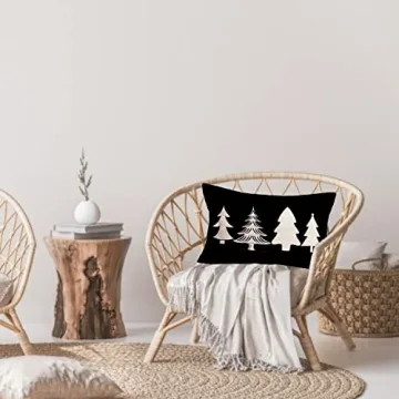 Asamour Merry Christmas Pillow Covers for Festive Cheer