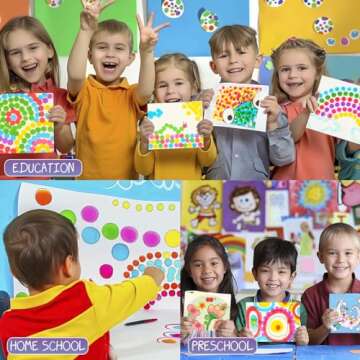 DOSEWART 12-Color Washable Dot Markers for Kids