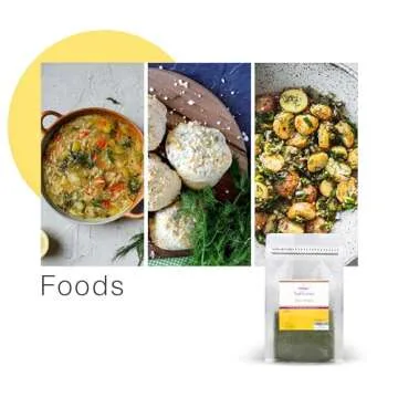 Saffronia Premium Quality Dried Dill Weed- All Natural Source of Nutrients- Ideal for Mexican, Indian, Mediterranean, and Asian Cuisine. Salads, Dressings, Marinades 6oz (Pack of 1)