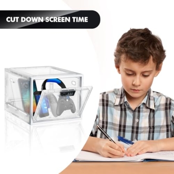 Lockable Medicine Storage Box with Combination Lock - White