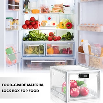 Lockable Medicine Storage Box with Combination Lock - White