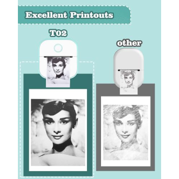 Memoking Mini Portable Inkless Printer for Bluetooth