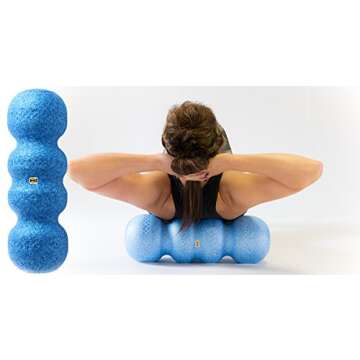 Rollga STANDARD - The BETTER Foam Roller for Flexibility, Muscle Recovery, Back & Neck Massage, & Ex...
