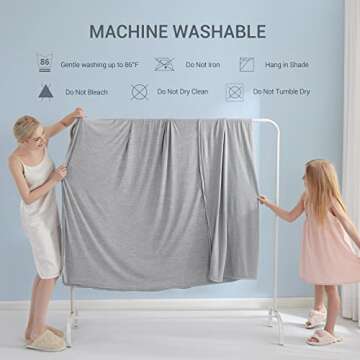 Marchpower Cooling Blanket Queen Size for Hot Sleepers, Arc-Chill Cooling Blanket with Double-Sided Design, Japanese Cooling Fiber Absorbs Body Heat, Lightweight Soft Cold Blanket for Sleeping Summer