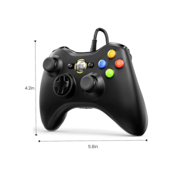 VOYEE Wired 360 Controller - Xbox 360 & PC Compatible