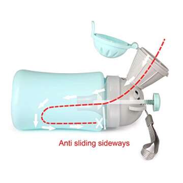 ONEDONE Portable Potty Baby Child Potty Urinal Emergency Toilet for Camping Car Travel and Kid Potty Pee Training (Blue)