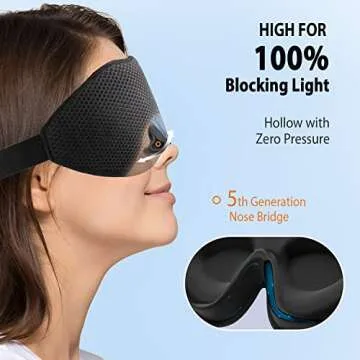 Ezona Sleep Mask for Full Darkness and Comfort in Style