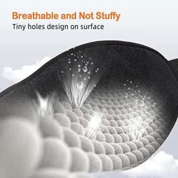 Ezona Sleep Mask for Full Darkness and Comfort in Style