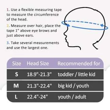 Kids Bike Helmet, Adjustable and Multi-Sport, from Toddler to Youth, 3 Sizes (Pale Lavender)