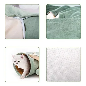 Dreamsoule Cat Tunnel Bed 2-in-1 Play and Comfort