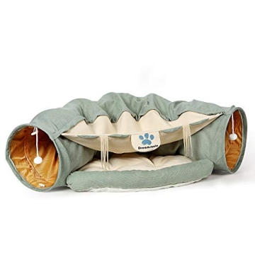 Dreamsoule Cat Tunnel Bed 2-in-1 Play and Comfort