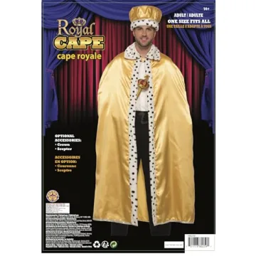 Rubies Royal Ermine Costume Cape for Parties and Halloween