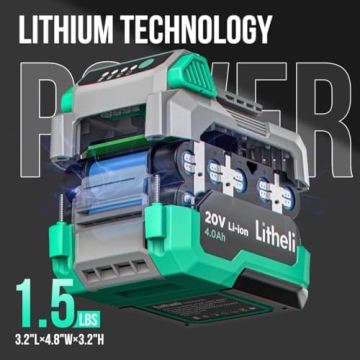 Lightweight Litheli Cordless Snow Shovel for Easy Snow Removal