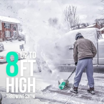 Lightweight Litheli Cordless Snow Shovel for Easy Snow Removal