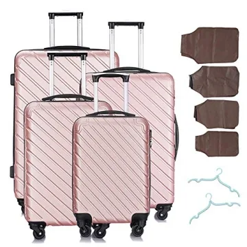 Apelila 4 Piece Lightweight Suitcase Set - Perfect for Travel