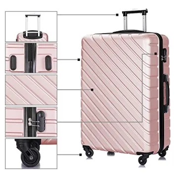 Apelila 4 Piece Lightweight Suitcase Set - Perfect for Travel