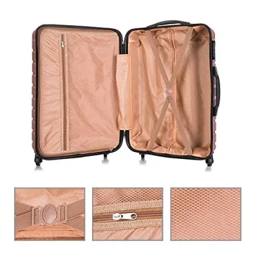 Apelila 4 Piece Lightweight Suitcase Set - Perfect for Travel