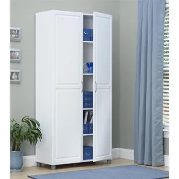 SystemBuild Evolution Kendall White Storage Cabinet 36"