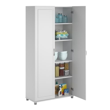 SystemBuild Evolution Kendall White Storage Cabinet 36"