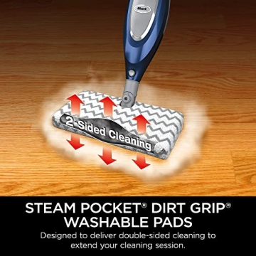 Shark Professional Steam Pocket Mop for Hard Floors, Deep Cleaning, and Sanitization, SE460 (Renewed)
