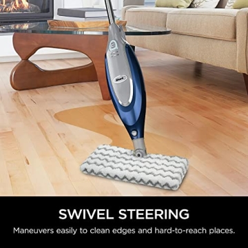 Shark Professional Steam Pocket Mop for Hard Floors, Deep Cleaning, and Sanitization, SE460 (Renewed)