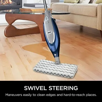 Shark Professional Steam Pocket Mop for Hard Floors, Deep Cleaning, and Sanitization, SE460 (Renewed)