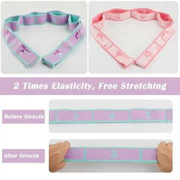 BTAMUD Kids Dance Stretch Band for Gymnastics and More