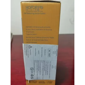 Hoforife Glass Olive Oil Bottle and Brush Set for Cooking