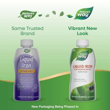 WELLESSE Liquid Mineral Supplement, Iron, 16 Ounce