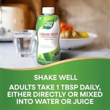 WELLESSE Liquid Iron Supplement - Boost Your Energy Naturally