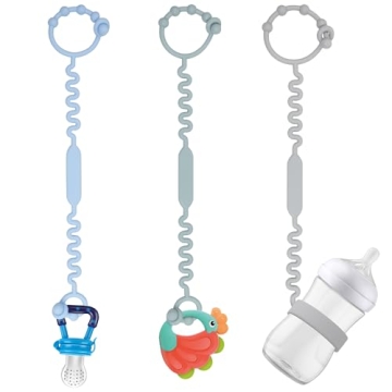 Versatile Toy Straps with Self-Adjusting Bayonet - 3 Pack