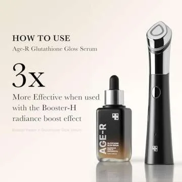 Medicube AGE-R Glutathione Glow Serum - Antioxidant & Elasticity Care Serum for 24Hr Pure Radiance, Korean Glass Glow Skin, Daily Use for Youthful Skin, Korean Skincare