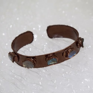 Buy Stunning Natural Labradorite Cuff Bracelet Today!