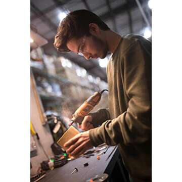 WEN 23190 1.3-Amp Variable Speed Steady-Grip Rotary Tool with 190-Piece Accessory Kit, Flex Shaft, and Carrying Case, Multicolor