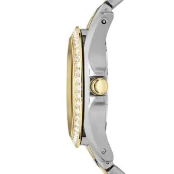 Fossil Women's Riley Quartz Stainless Steel Multifunction Watch, Color: Gold/Silver (Model: ES3204)