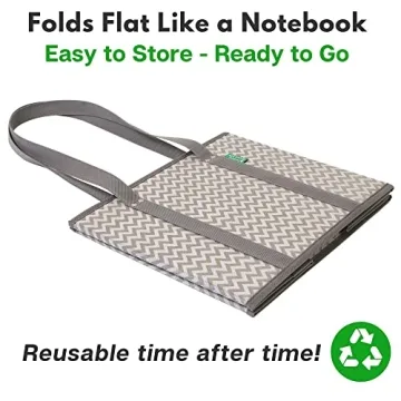 Reusable Grocery Bags - Heavy Duty Shopping Totes for Everyday Use