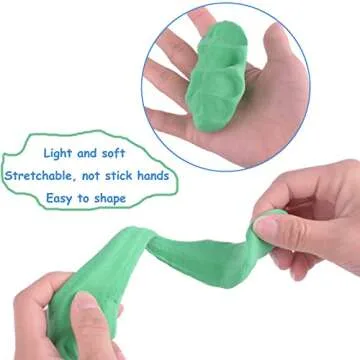 Air Dry Clay, 36 Colors Modeling Clay Kit with 3 Sculpting Tools, Magic Foam Clay for Kids and Adults, DIY Molding Clay Gift for Boys and Girls