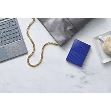 WD 2TB Blue My Passport Portable External Hard Drive