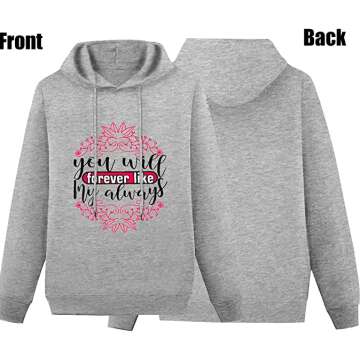 Valentines Matching Couples Sweatshirt Customizable