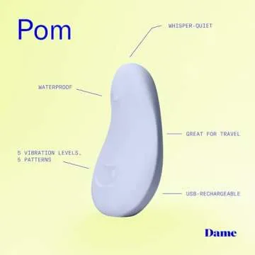 Dame Pom Personal Massager - Flexible & Waterproof Relief