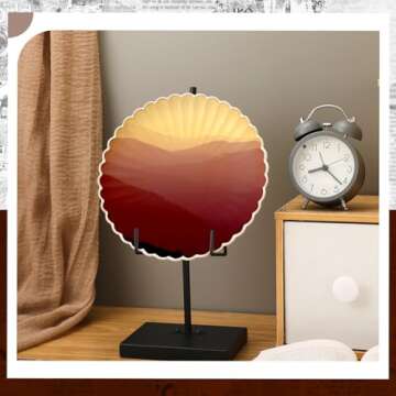 RattanView Black Metal Frame Holder Heavy Duty Sign Holder Vertical Picture Art Painting Display Stand Plaque Poster Stand for Home Restaurant Table Exhibition(12 x 5 x 4 Inches)