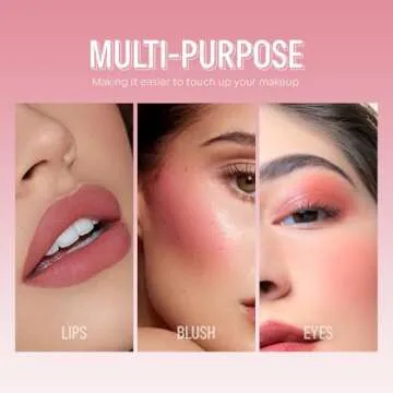 KYDA Liquid Blush, Matte Tinted for Cheeks, Lasting Dewy Finish, High Pigment Soft Creamy Blush, Blendable Lightweight Cover-Cool Pink