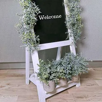 Mini Potted Artificial Eucalyptus Plants Set of 3 for Home