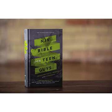 NIV, Bible for Teen Guys, Hardcover: Building Faith, Wisdom and Strength