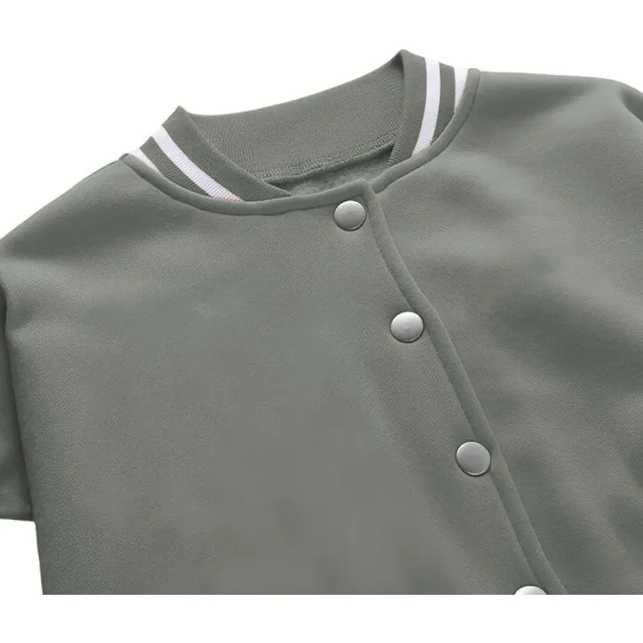XASPEE Women's Colorblock Faux Leather Bomber Jacket