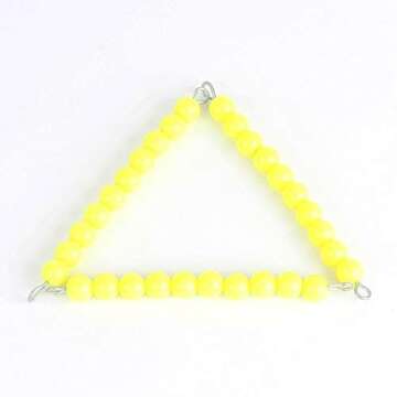 DANNI Montessori Baby Math Educational Toy Subtraction Snake Game Math Teaching Aids Wood Box Colorful Plastic Checker Board Beads