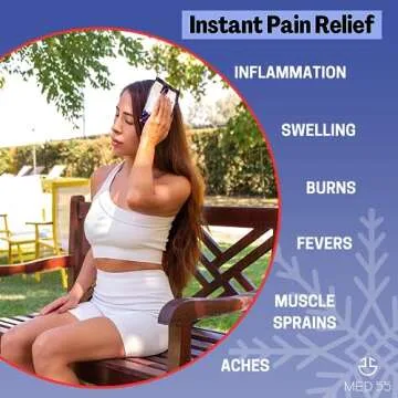 Instant Cold Packs - Pack of 24 (5" x 6") Disposable Cold Compress Therapy Instant Ice Pack for Injuries, First Aid, Pain Relief for Tooth Aches, Swelling, Sprains, Bruises, Insect Bites