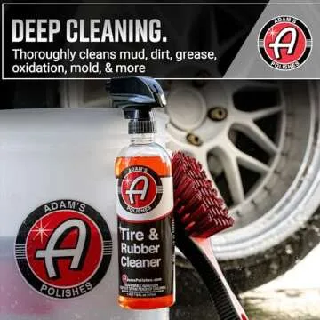 Adam's Tire & Rubber Cleaner - Effective Tire & Trim Cleaner