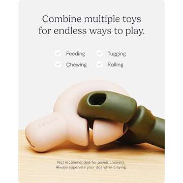 FABLE Falcon Dog Toy for Interactive & Solo Play