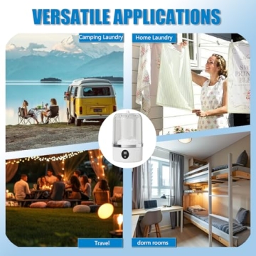 Portable Mini Washing Machine for Apartments and Travel